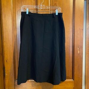 Vintage Century brand 100% wool black skirt